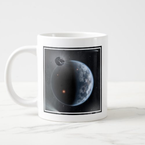 Earth_Like Planet With Oceans Coating Its Surface Giant Coffee Mug