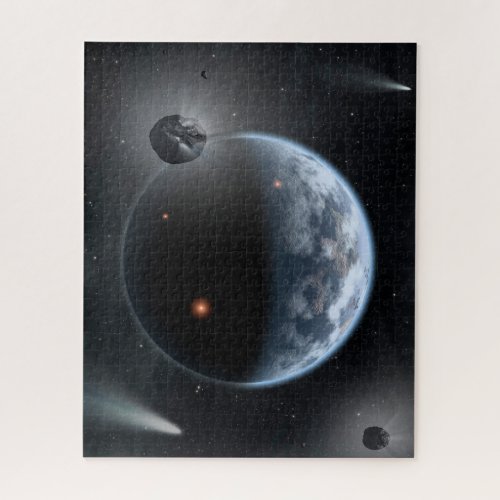 Earth_Like Planet With Oceans Coating Its Surface Jigsaw Puzzle