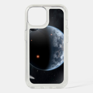 Earth-Like Planet With Oceans Coating Its Surface. iPhone 15 Case