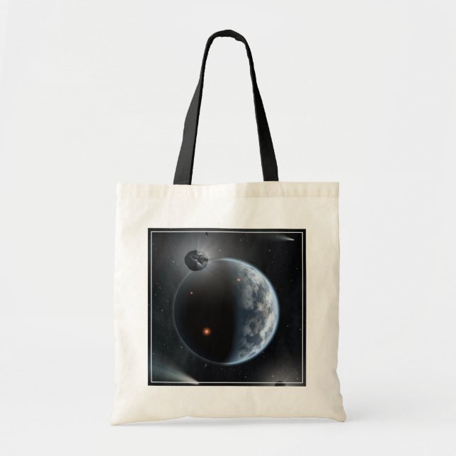 Earth-Like Planet With Oceans Coating Its Surface. Tote Bag (Front)