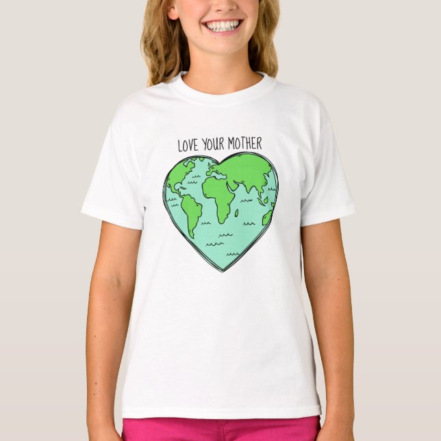 Earth Love custom text shirts & jackets (Front)