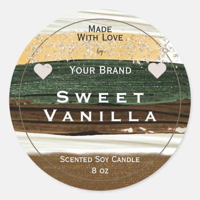 Earth Made With Love Product Packaging Label   (Front)