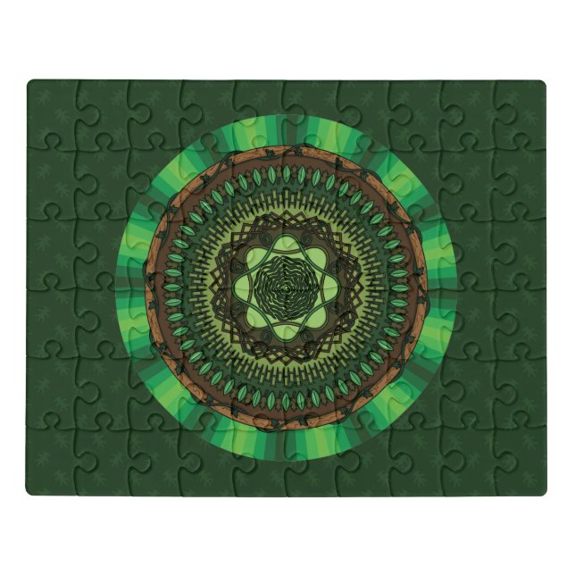 Earth Mandala Acrylic Puzzle (Puzzle Horizontal)