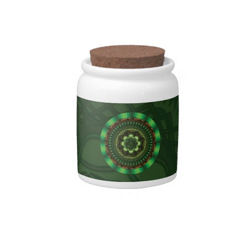 Earth Mandala Candy Jar