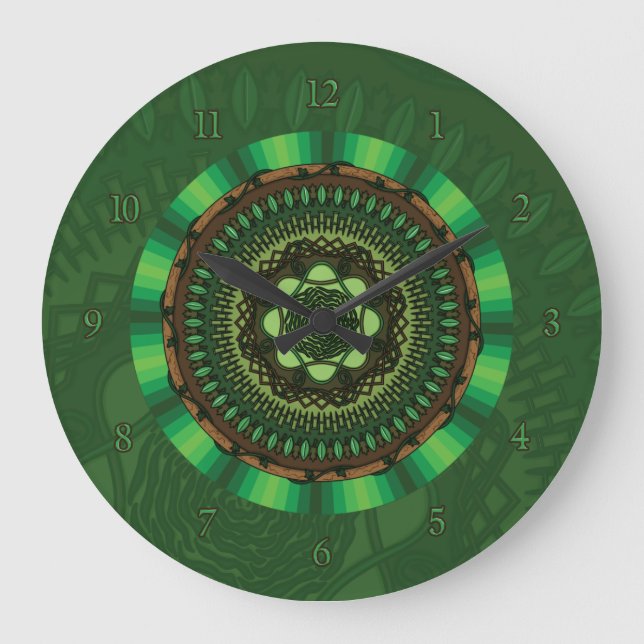 Earth Mandala Clock (Front)