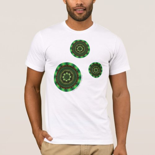 Earth Mandala Mens Light Shirt