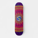 Earth Mandala Skateboard at Zazzle
