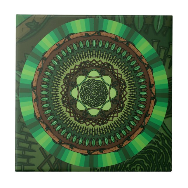 Earth Mandala Tile (Front)