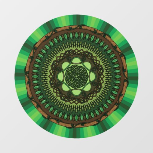 Earth Mandala Wall Decal