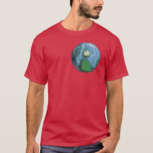 Earth Moon Green Avatar T_Shirt