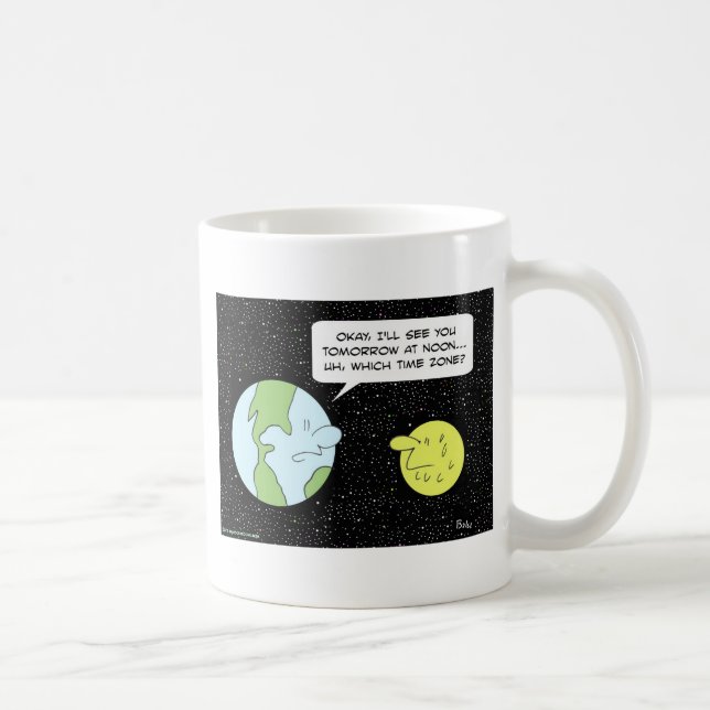 earth moon noon which time zone coffee mug (Right)