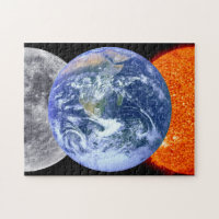 Earth, Moon, & Sun
