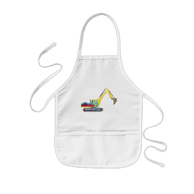 Earth Mover Kids' Apron (Front)