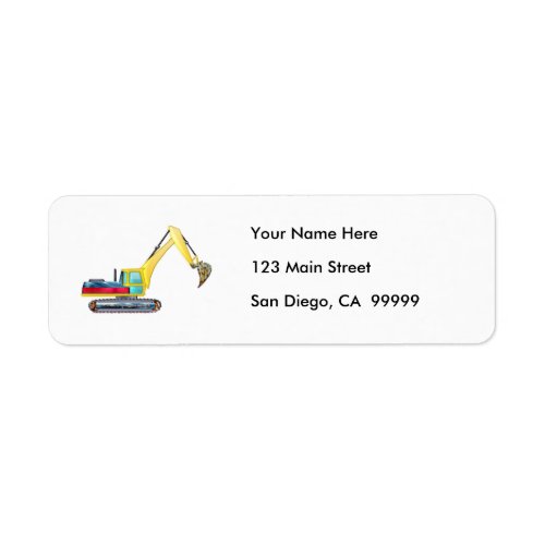 Earth Mover Label