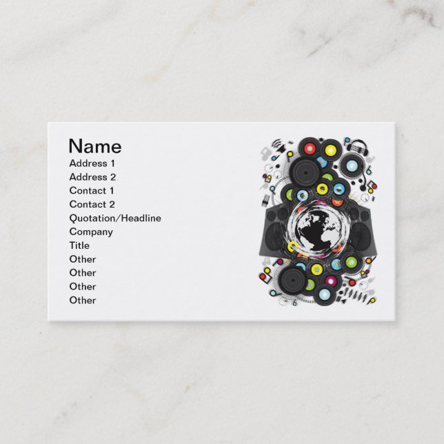 Earth_Music Business Card (Front)