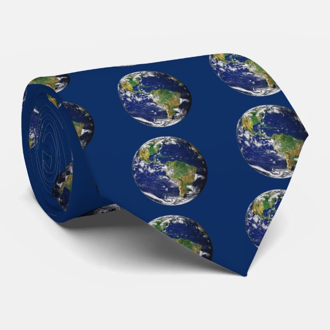 Earth Neck Tie (Rolled)