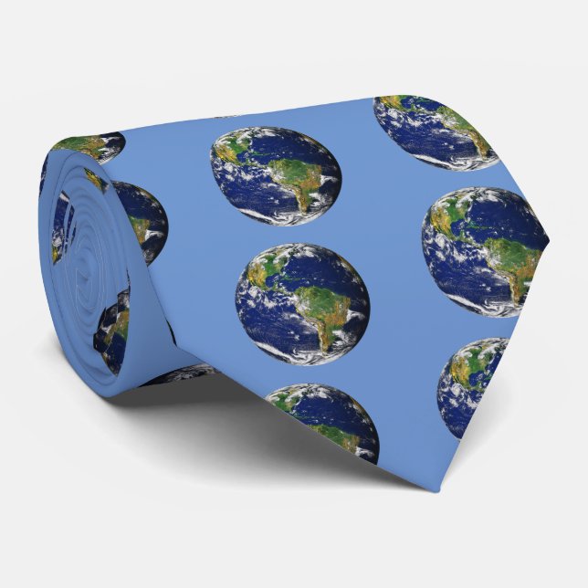 Earth Neck Tie (Rolled)