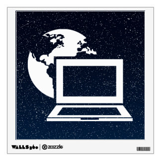 Earth Networks Minimal Wall Sticker