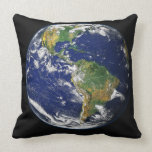 Earth North America South America Globe Throw Pillow Earth North America South America Globe Throw Pillow