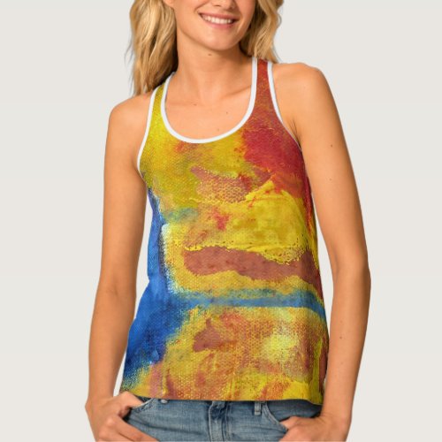 Earth on Fire Global Warming Climate Change Tank Top