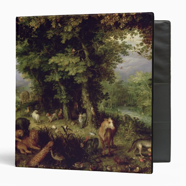 Earth or The Earthly Paradise, 1607-08 (oil on cop Binder (Front/Inside)