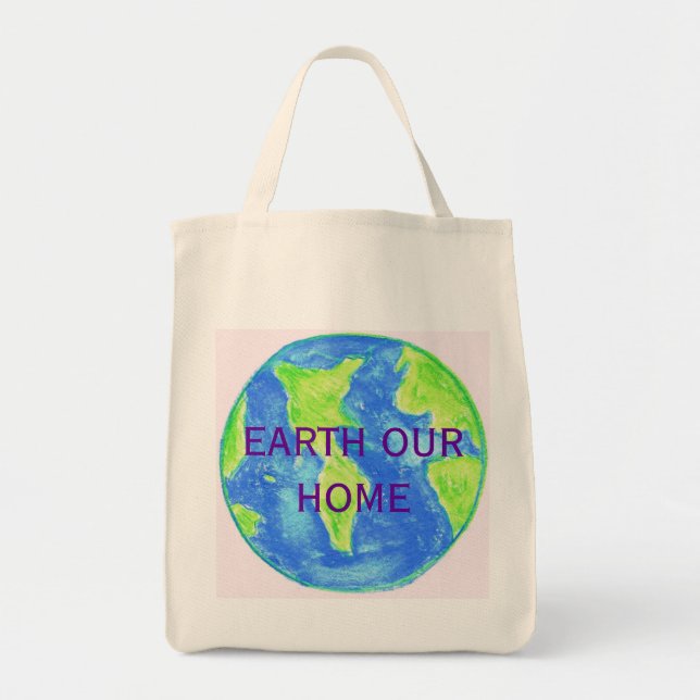 EARTH OUR HOME MARKET TOTE (Front)