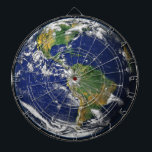 Earth Our World Dart Board<br><div class="desc">Photo of Earth from above  Photo Courtesy of Pixabay.com</div>