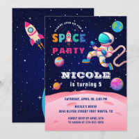 Earth Outer Space Party Astronaut Galaxy Birthday