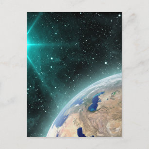 Earth Outer Space Postcard