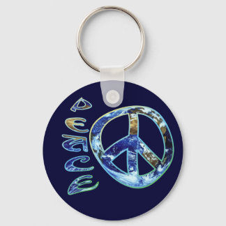 Earth Peace Keychain