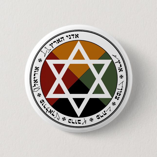 Earth Pentacle Button (Front)