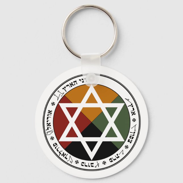 'Earth Pentacle' Keychain (Front)