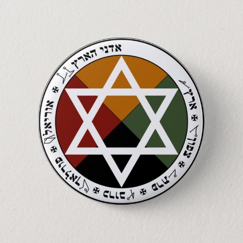 Earth Pentacle of the Golden Dawn Pin