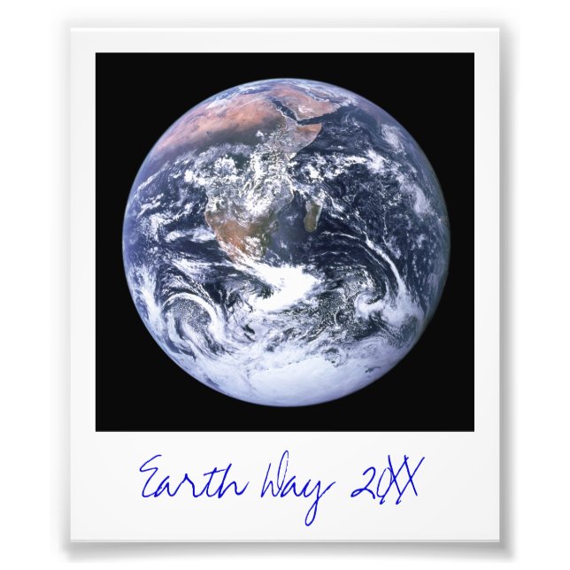 Earth Photo Print (Front)