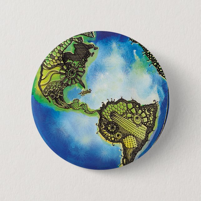 Earth Pinback Button (Front)