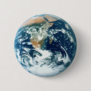Earth Pinback Button