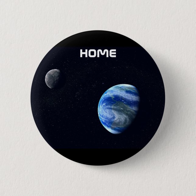 earth pinback button (Front)