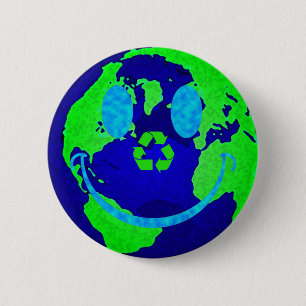 Earth Pinback Button