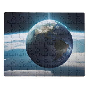 Earth planet from the space jigsaw puzzle