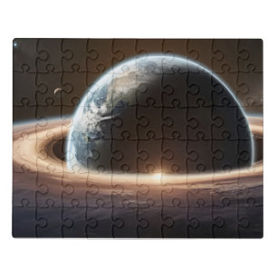 Earth planet from the space jigsaw puzzle
