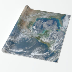 Earth Planet Photo From Space Wrapping Paper
