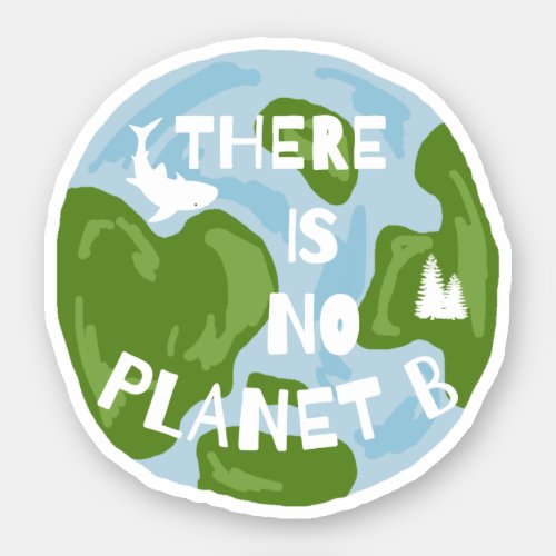 Earth Planet Save The World Sticker