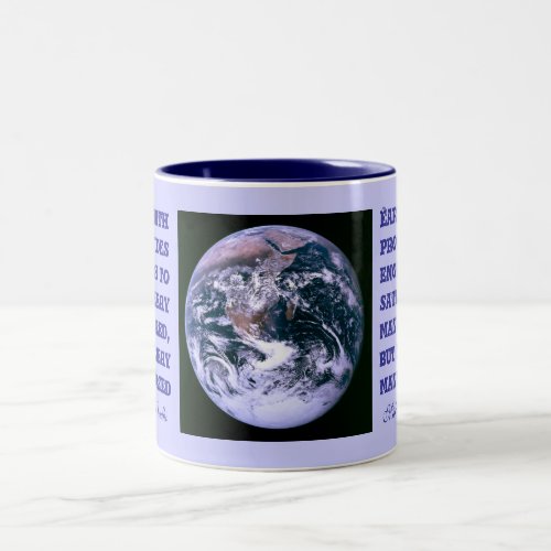 Earth provides mug