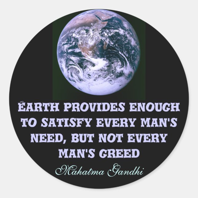 Earth provides stickers (Front)