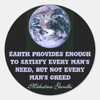 Earth provides stickers