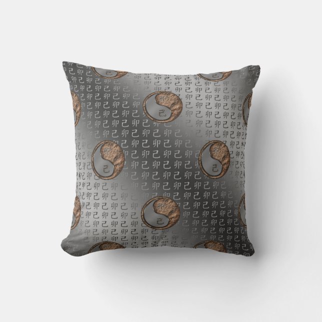 Earth Rabbit Throw Pillow (Front)