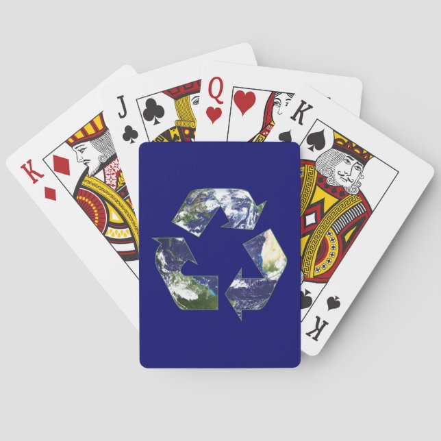 Earth - Recycling Poker Cards (Back)