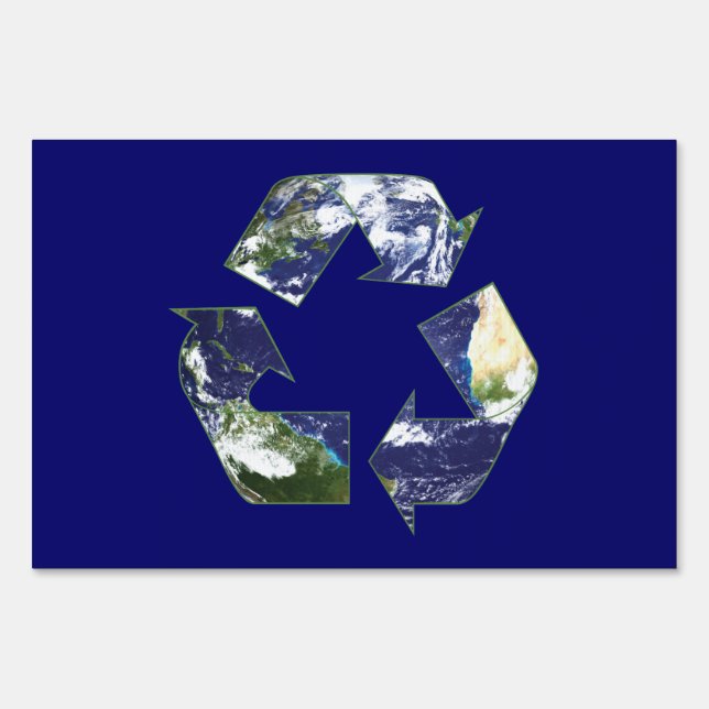 Earth - Recycling Sign (Front)