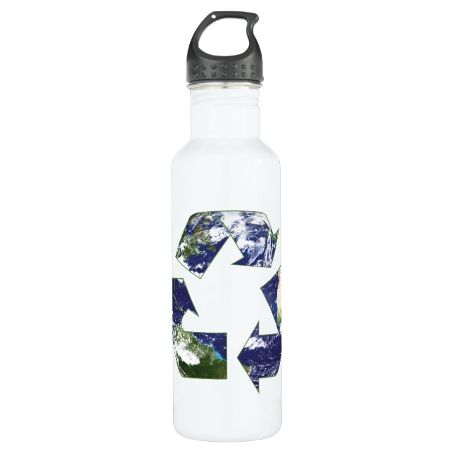 Earth - Recycling Water Bottle (Front)