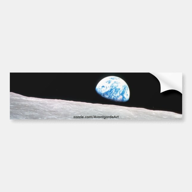 Earth rise bumper sticker (Front)